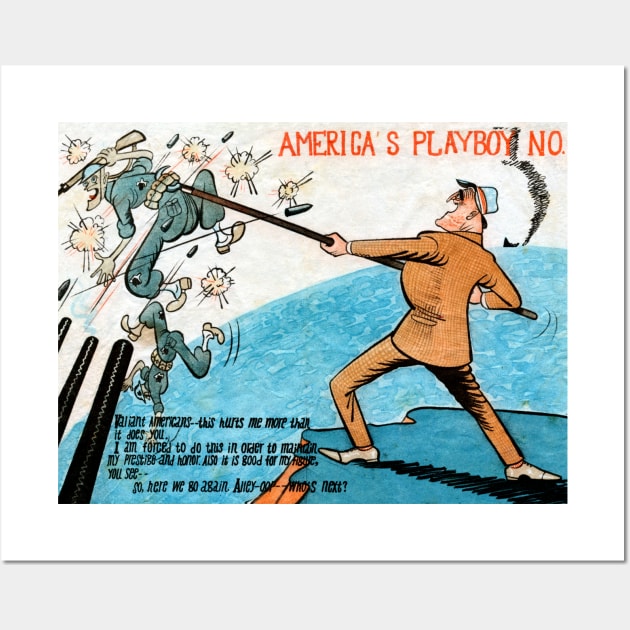 WWII America's Playboy FDR Wall Art by historicimage